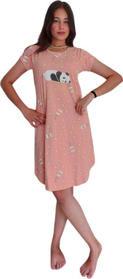 Grace Women Nighty(Pink)