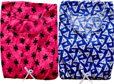 Shunit creation Women Nighty(Pink, Blue)