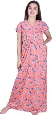 Upayogee Women Nighty(Multicolor)