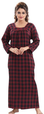 Paliwal Women Nighty(Multicolor)