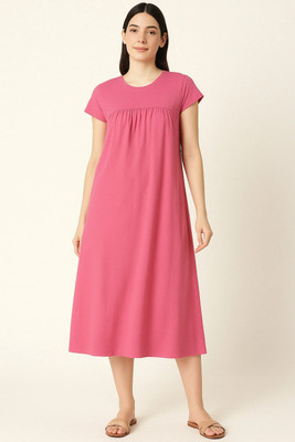 Belive in Yourself Women Nighty(Brown)