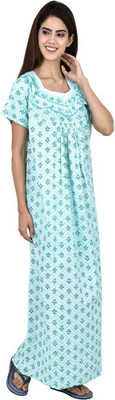 mdp Women Nighty(Blue)