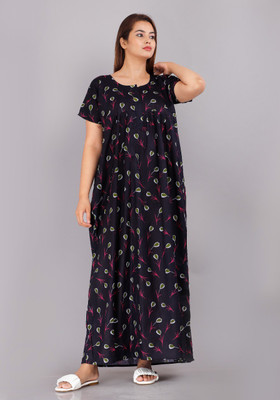 Anmol Impex Women Nighty(Multicolor)