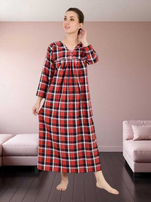 LDHSATI Women Nighty Set(Multicolor)
