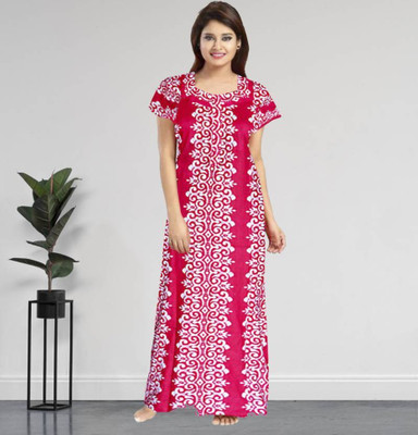 Harshita Enterprises Women Nighty(Multicolor)