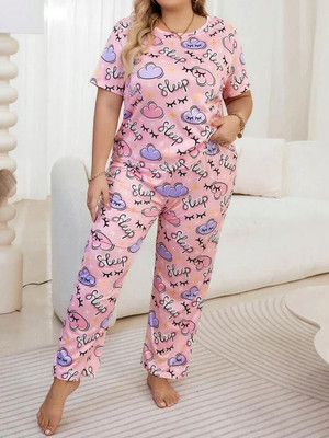AMERICAN FASHION Women Nightdress(Multicolor)