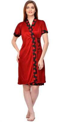 ROWENA Women Robe(Multicolor)