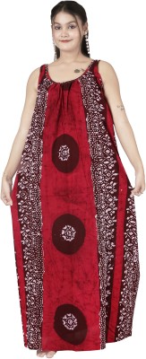 RAI BOUTIQUE Women Nighty(Maroon)