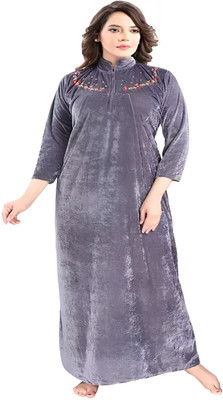 Bombshell Women Nighty(Grey)