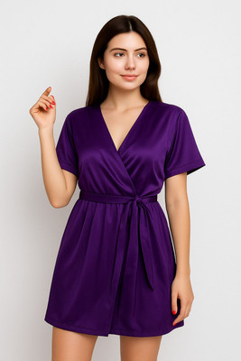 Nivcy Women Nightdress(Purple)