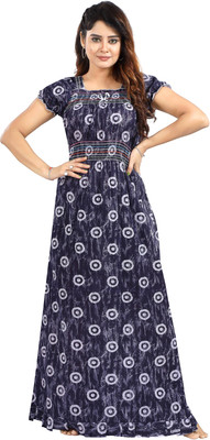 INNER BEATS Women Nighty(Multicolor)