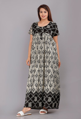 The Finer Things Women Nighty(Black)