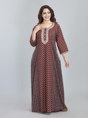 Sanaa Women Nighty(Brown)