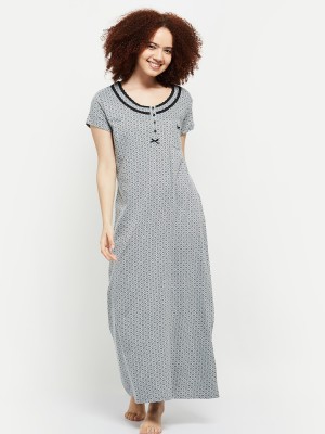 MAX Women Nighty(Grey)