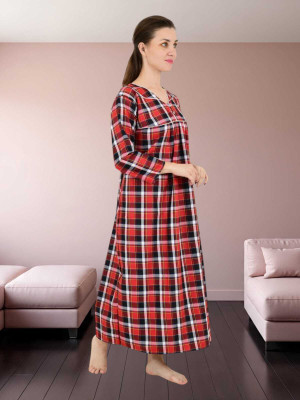 LDHSATI Women Nighty Set(Multicolor)