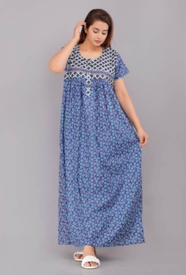 suhan textile Women Nighty(Multicolor)