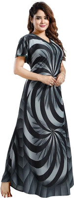 HR creation Women Nighty(Grey)