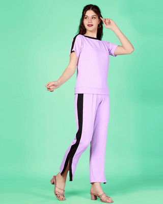 BHULAX Solid Women Track Suit
