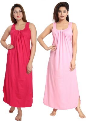 INNER BEATS Women Nighty Set(Multicolor)