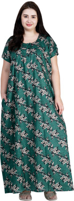 OSF Women Nighty(Green)