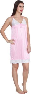 Abacada Women Nighty(Pink)