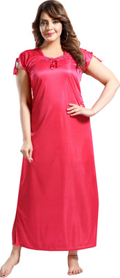 Aarav international Women Nighty(Pink)
