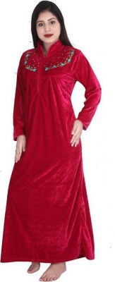 Mishka Fashion Women Nighty(Red)