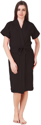 HouseOfCommon Women Robe(Black)