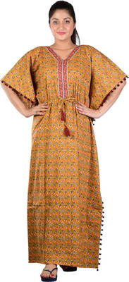 Bellamy Women Nighty(Yellow)