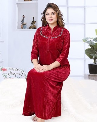 Menarik Women Nighty(Maroon)