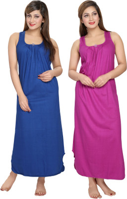 CINCO Women Nighty Set(Multicolor)