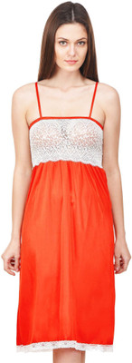 ROWENA Women Chemise(Orange)
