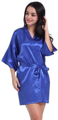 CELOSIA Women Robe(Blue)