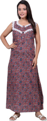 Koutons Women Nighty(Multicolor)