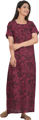 VRSU Women Nightdress(Purple)