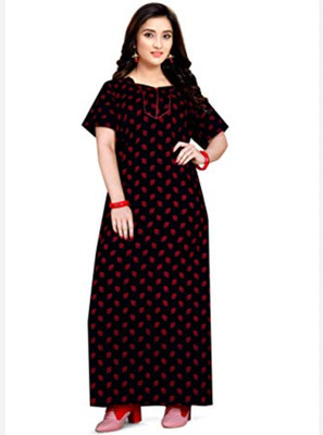 DreamBe Women Nighty(Dark Blue)