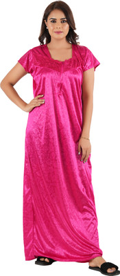 RILO Women Nighty(Pink)
