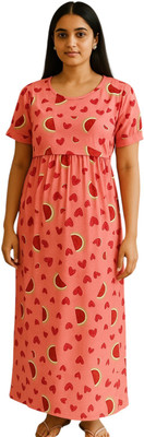 Juana Women Maternity/Nursing Nighty(Multicolor)