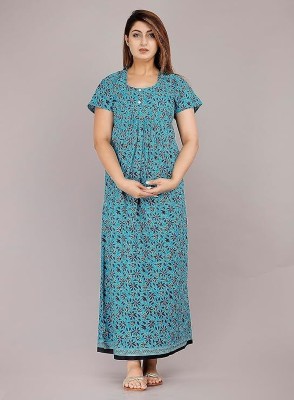 KBNBJ Women Nighty(Multicolor)