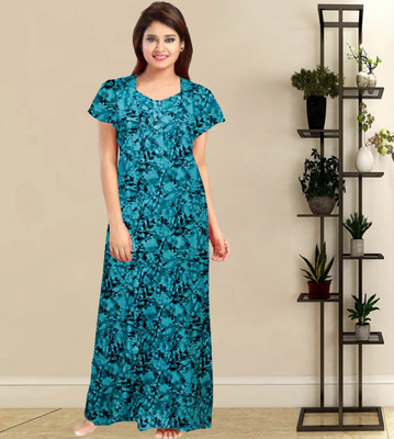 VRSU Women Nighty(Green)