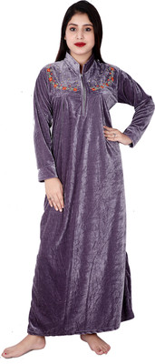 Robecult Women Nighty(Grey)