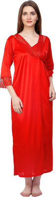 ROWENA Women Robe(Red)