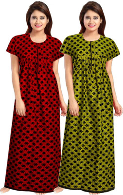 Lalit Mahesawri Women Nighty Set(Multicolor)