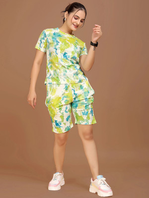 SAKARMAA Women Nighty Set(Multicolor)