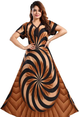 DIPESH CREATION Women Nighty(Multicolor)