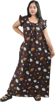 BDROX Women Nighty(Multicolor)