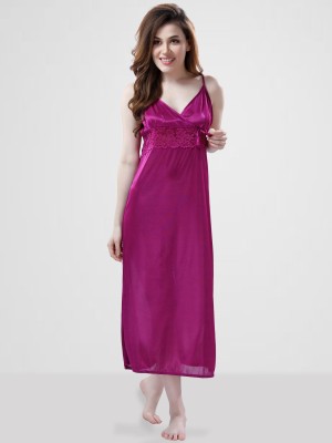 DreamBe Women Nighty Set(Purple)