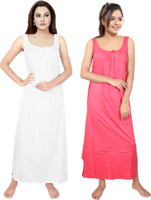 v naitikkumar Women Nighty(Multicolor)