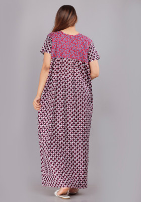 VRSU Women Nightdress(Multicolor)