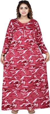 Balnce Collection Women Nighty(Pink)